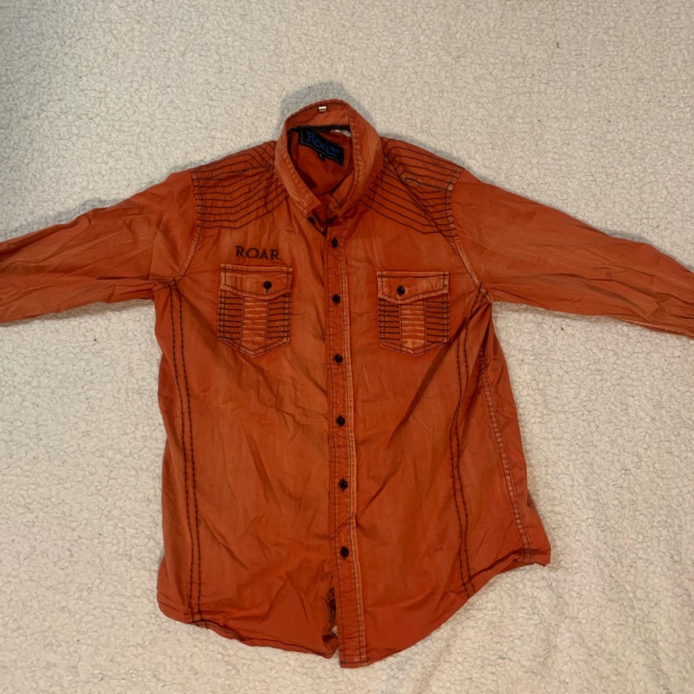 Roar button down shirt